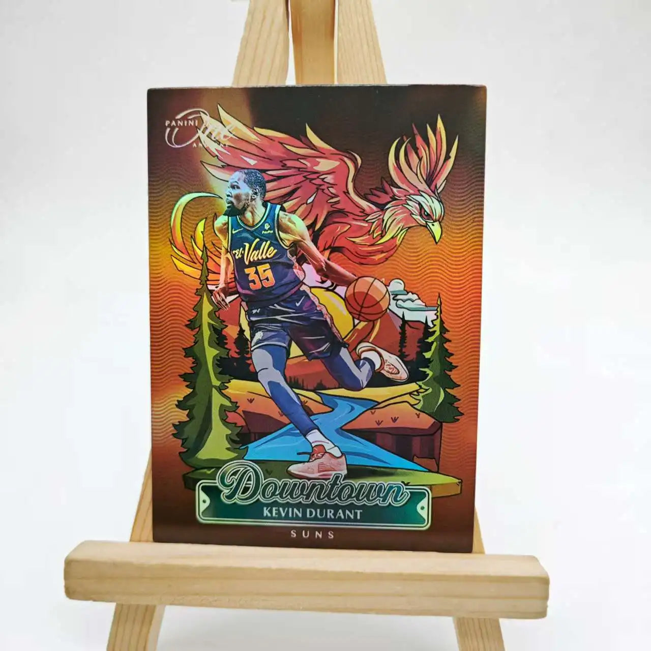 SPORTS DIY homemade Basketball trading cards James Curry Doncic Wembanyama Durant downtown kaboom laser Color explosion gifts