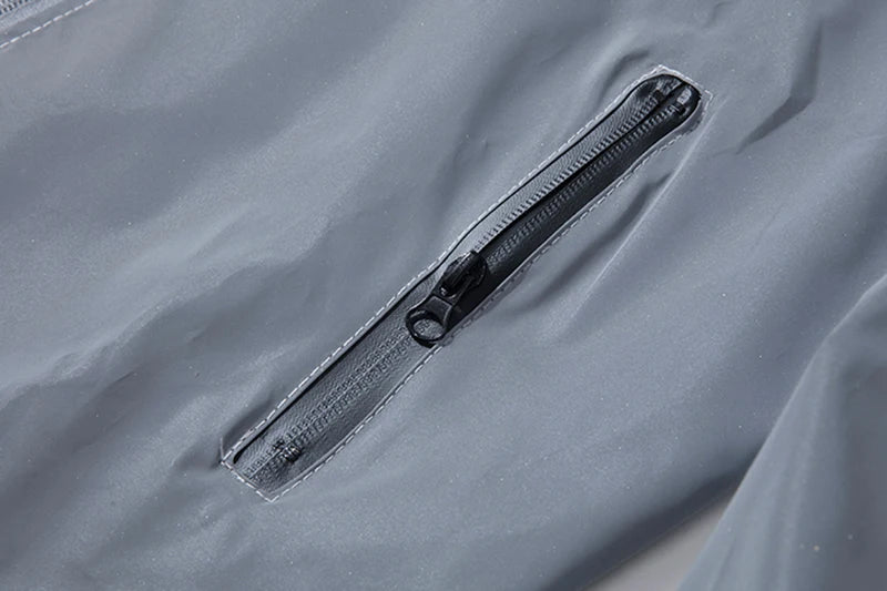 Night Reflective Windbreaker Hooded Jacket