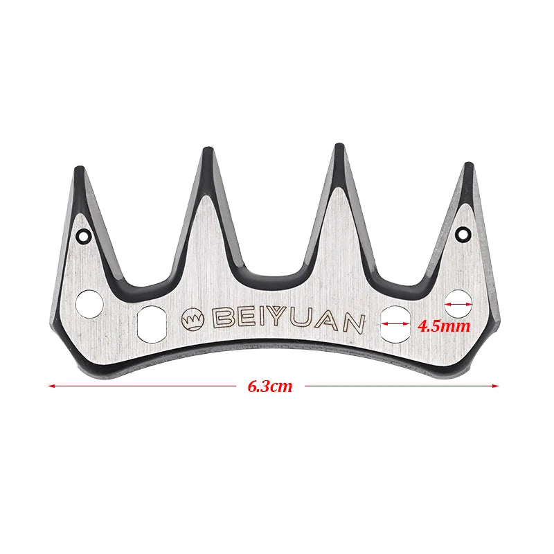Stainless Steel Wool Scissors Sheep/goats Shears Convex Comb Cutter Shearing Clipper 4/9/13 Tooth Straight/curved Wool Blade