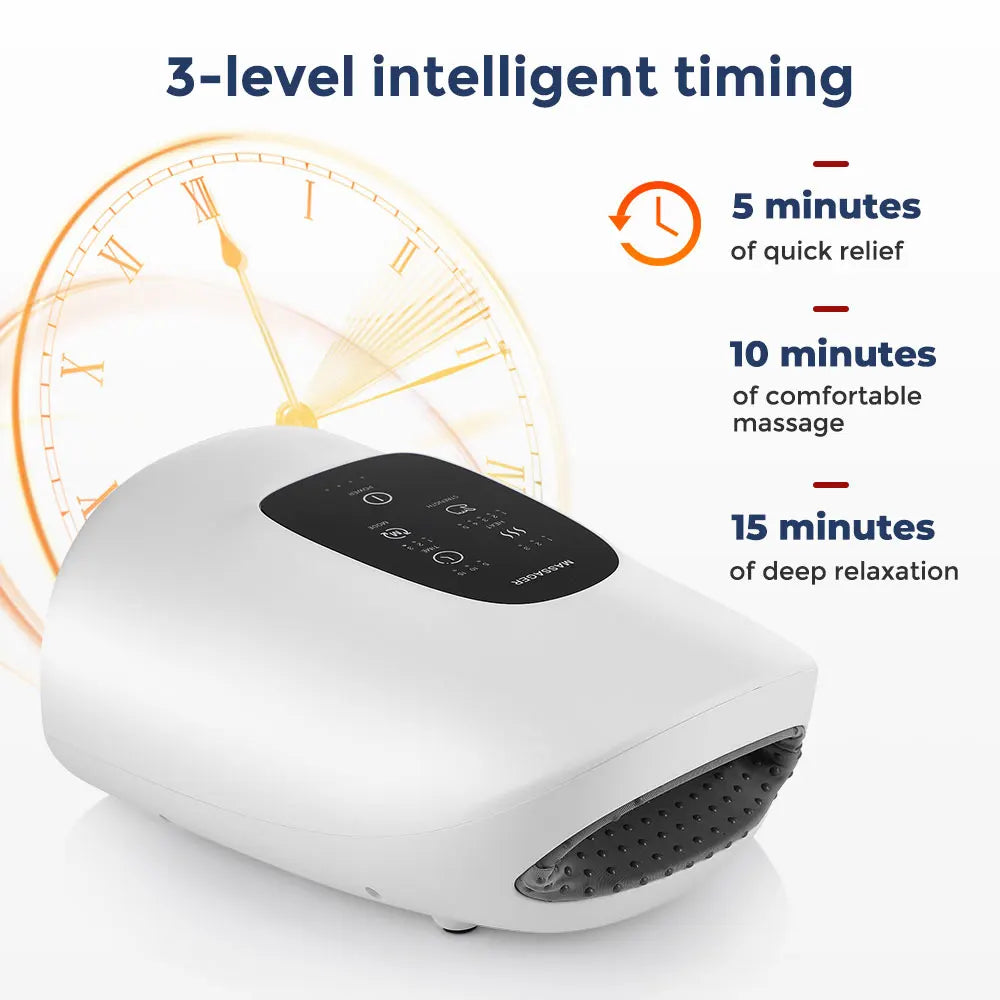 Electric Hand Massager Air Bag Air Compression Massage Intelligent Kneading Constant Temperature Heating Palm Massage Machine