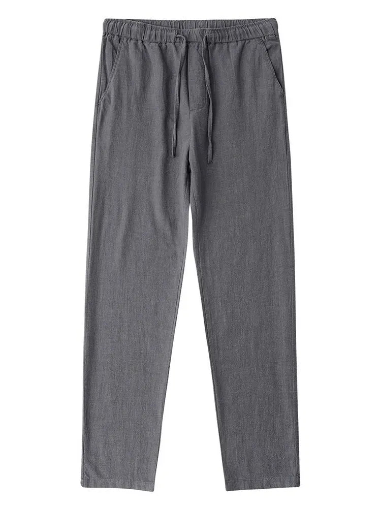 Casual Cotton Linen Chino Baggy Sweatpants