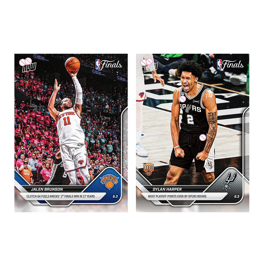 Basketball Collectible Cards DIY Homemade Victor Wembanyama Alexander Harper Jalen Brunson Laser Glitter Boy's holiday gift