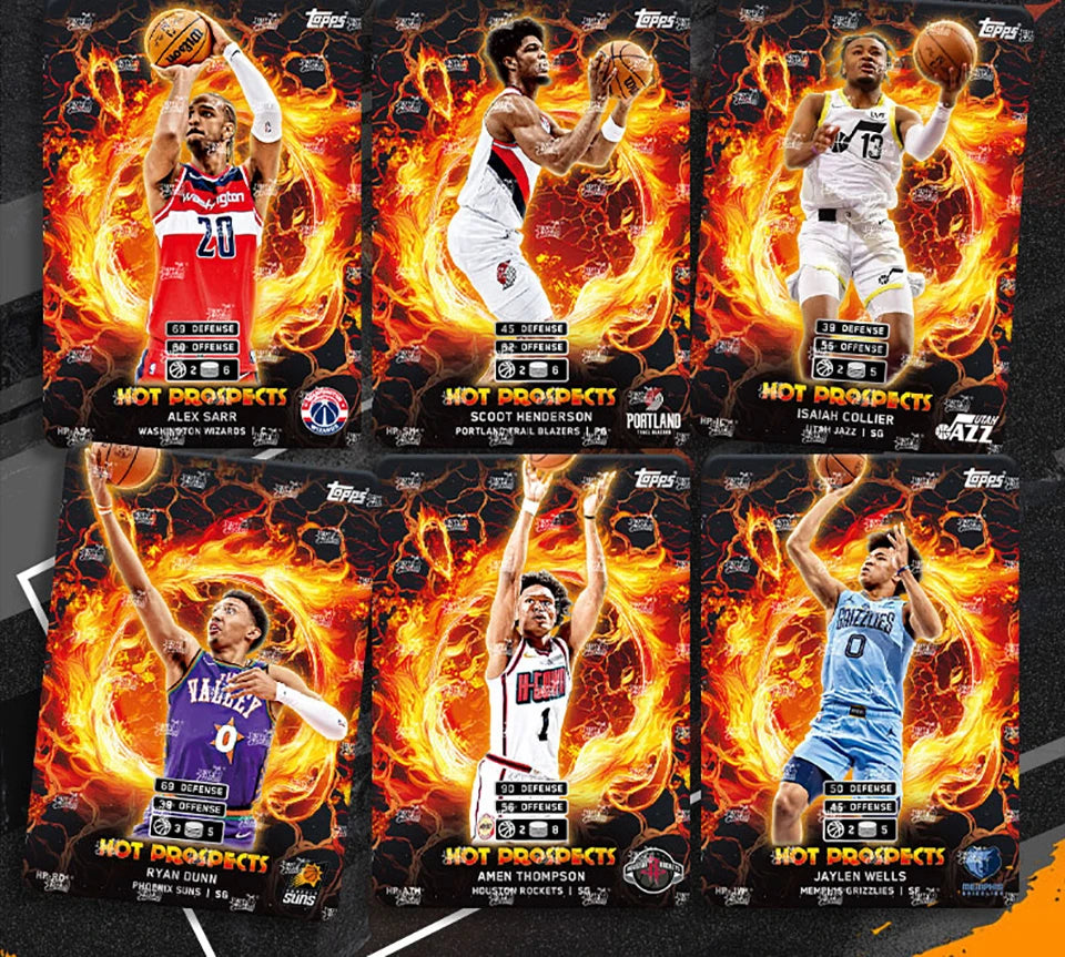 Original KAYOU NBA Collection Cards MATCH ATTAX Energy Pack Professional Basketball Star Battle Cards Booster Box Birthday Gifts