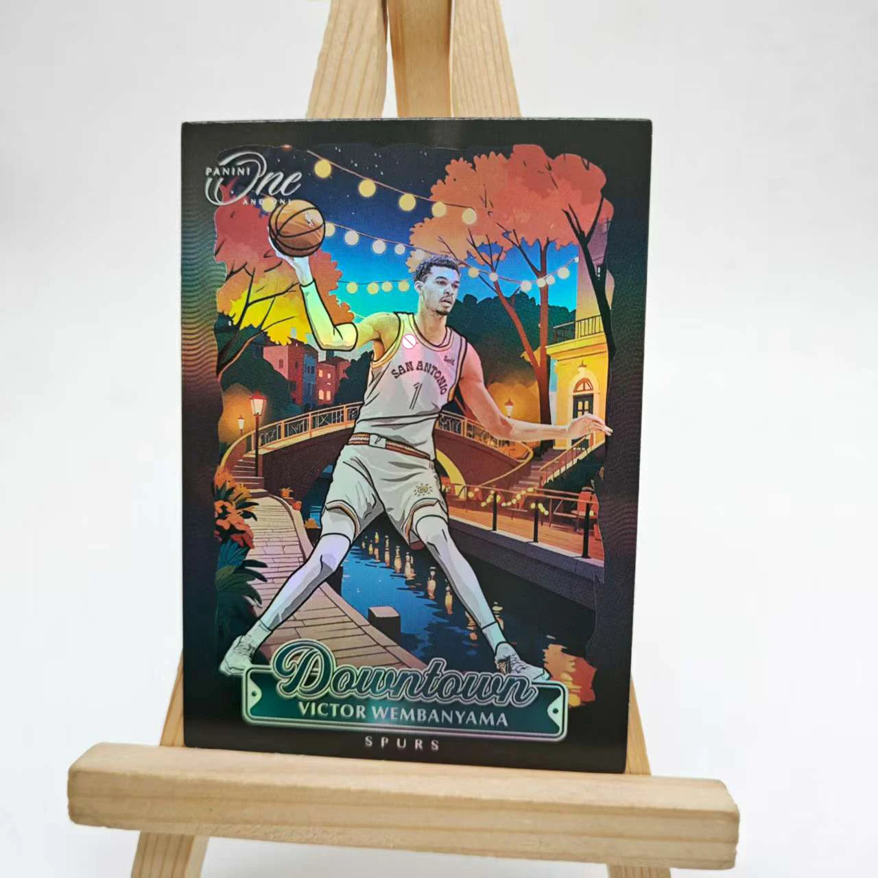 SPORTS DIY homemade Basketball trading cards James Curry Doncic Wembanyama Durant downtown kaboom laser Color explosion gifts