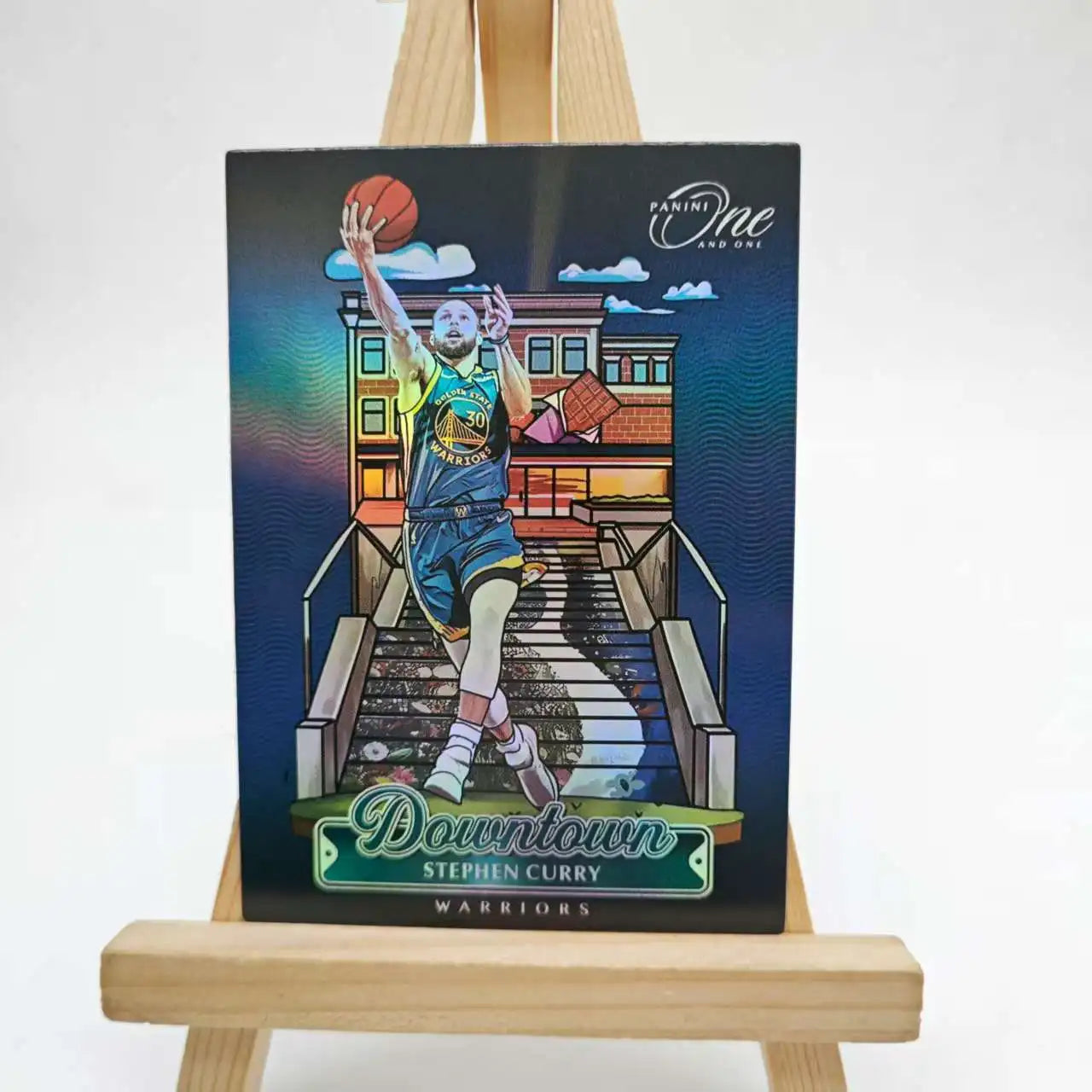 SPORTS DIY homemade Basketball trading cards James Curry Doncic Wembanyama Durant downtown kaboom laser Color explosion gifts