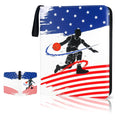Basketball Trading Card Binder, Fit 900 Sport Cards 3 Ring Binder Book with 50 Binder Sheets , 9  Pocket Card Sleeves Album for