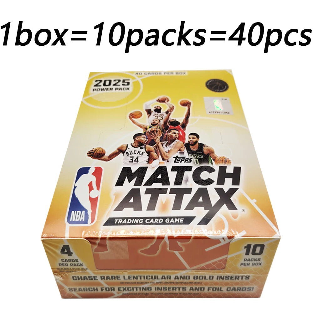 Original KAYOU NBA Collection Cards MATCH ATTAX Energy Pack Professional Basketball Star Battle Cards Booster Box Birthday Gifts