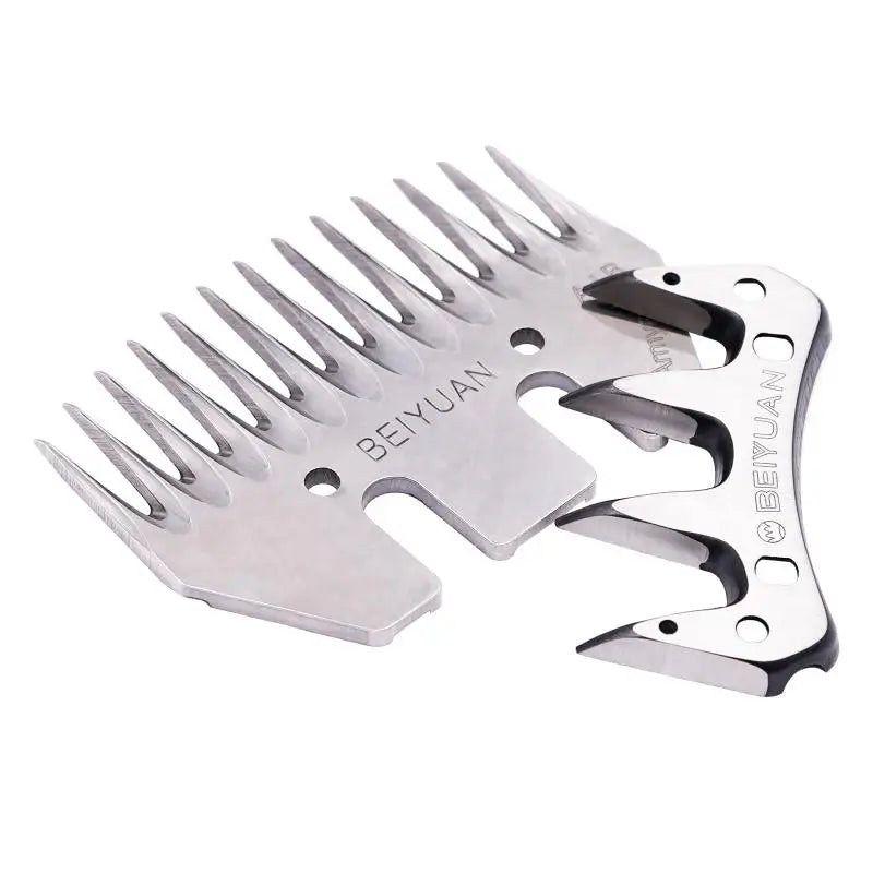 Stainless Steel Wool Scissors Sheep/goats Shears Convex Comb Cutter Shearing Clipper 4/9/13 Tooth Straight/curved Wool Blade