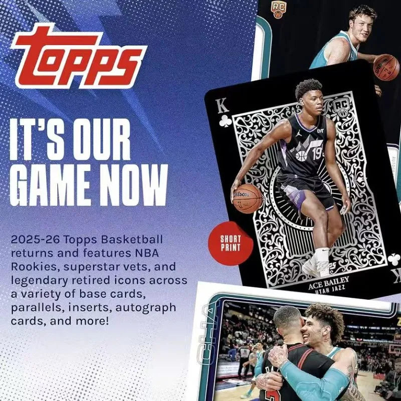 2025-2026 Genuine Topps NBA Flagship Holiday Basketball Star Cards Collection Limited Edition Fans Gift Toys