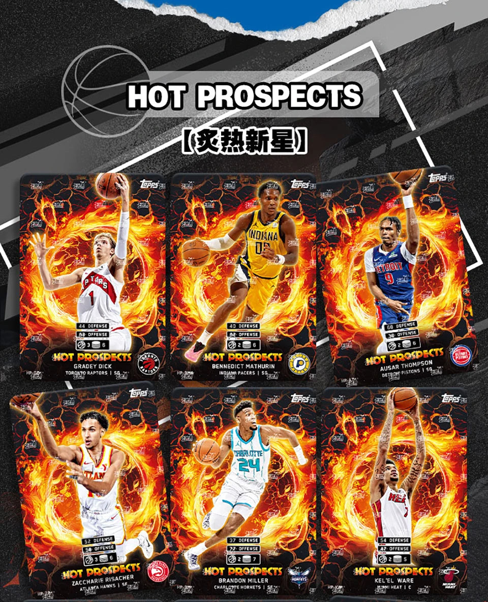Original KAYOU NBA Collection Cards MATCH ATTAX Energy Pack Professional Basketball Star Battle Cards Booster Box Birthday Gifts