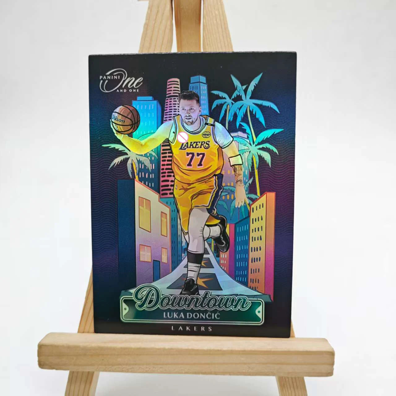 SPORTS DIY homemade Basketball trading cards James Curry Doncic Wembanyama Durant downtown kaboom laser Color explosion gifts