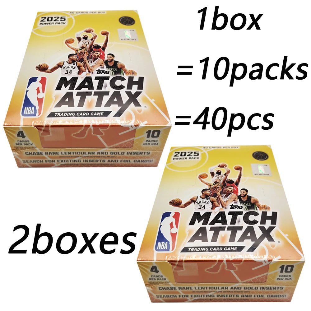 Original KAYOU NBA Collection Cards MATCH ATTAX Energy Pack Professional Basketball Star Battle Cards Booster Box Birthday Gifts