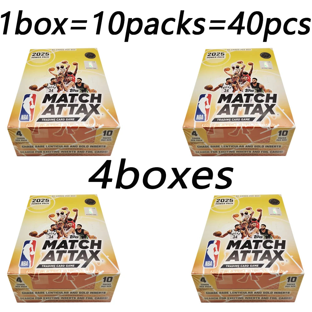 Original KAYOU NBA Collection Cards MATCH ATTAX Energy Pack Professional Basketball Star Battle Cards Booster Box Birthday Gifts