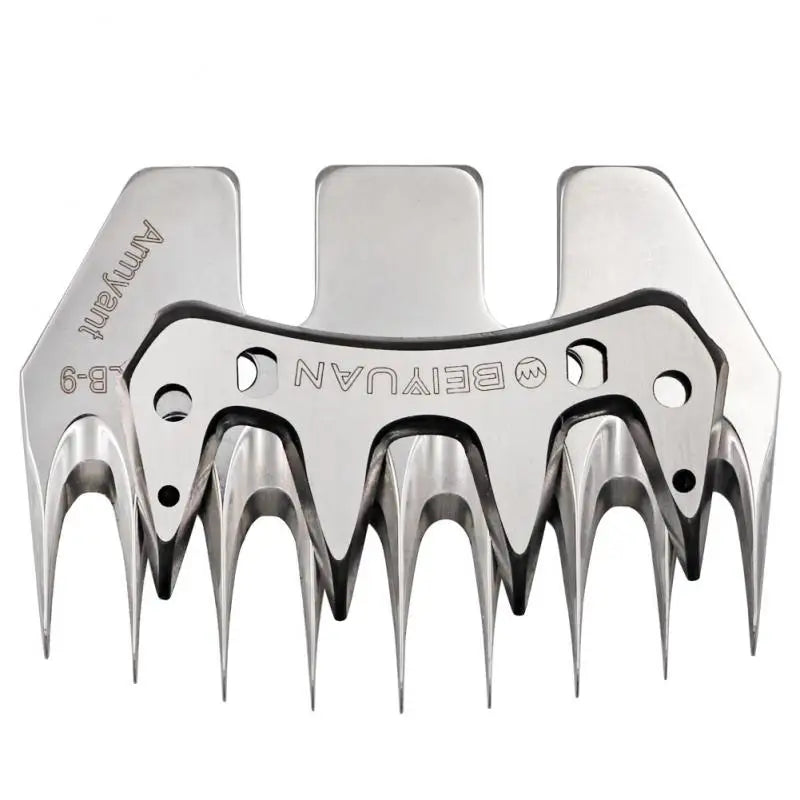 Stainless Steel Wool Scissors Sheep/goats Shears Convex Comb Cutter Shearing Clipper 4/9/13 Tooth Straight/curved Wool Blade