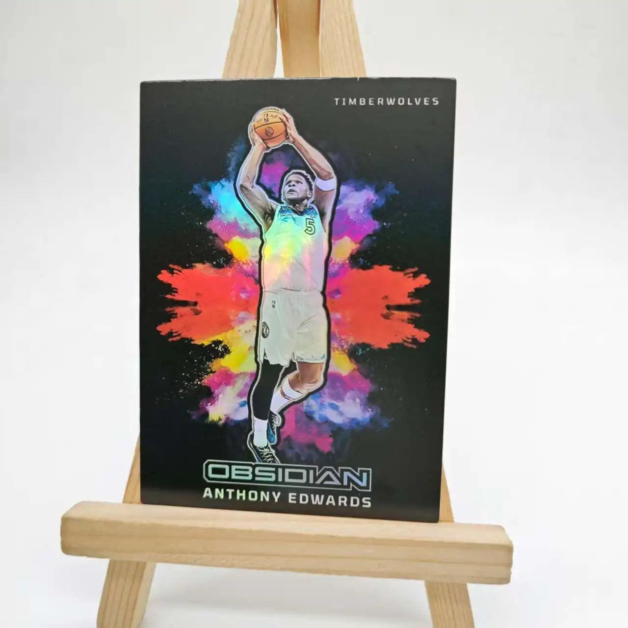 SPORTS DIY homemade Basketball trading cards James Curry Doncic Wembanyama Durant downtown kaboom laser Color explosion gifts