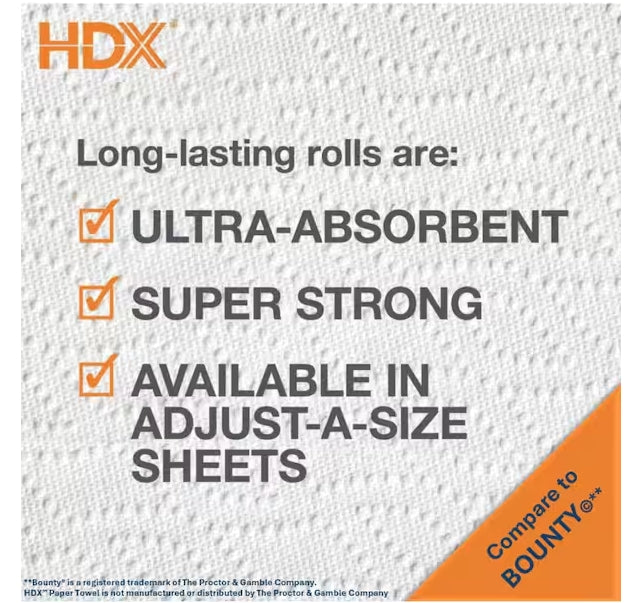 Premium Adjust-A-Size, White Paper Towels