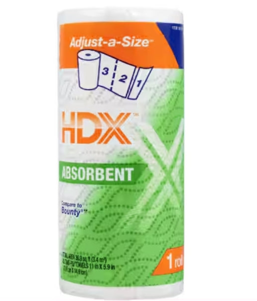 Premium Adjust-A-Size, White Paper Towels