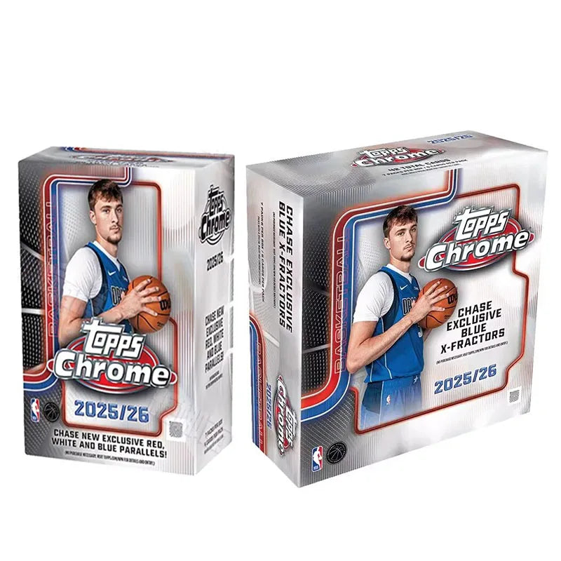 New Genuine Topps 2025-26 Chrome Basketball NBA Fans' High-value Collection Cards Basketball Series Star Card Collector Gift