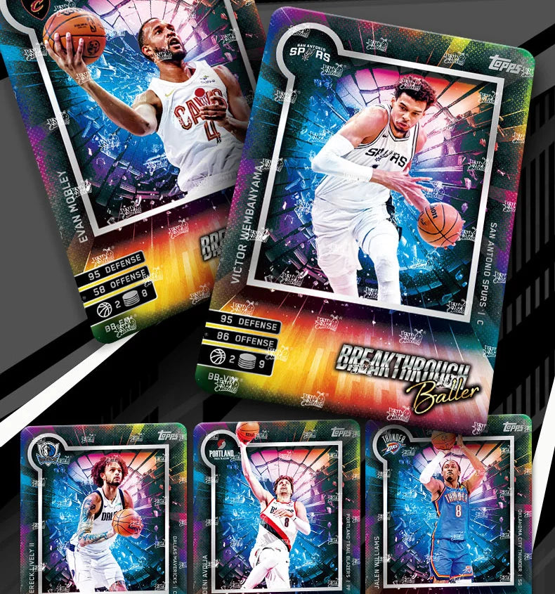 2025 NBA Match Attax Trading Card Game – Topps Official Basketball Battle Cards Booster Pack