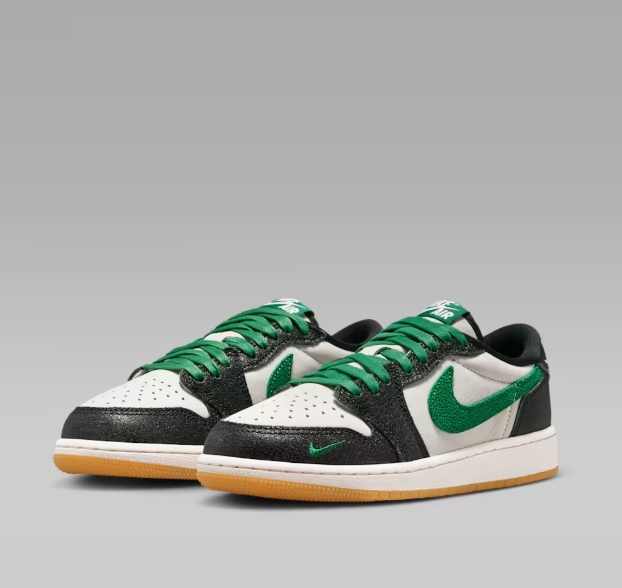 Air Jordan 1 Retro Low OG "Phantom and Pine Green"